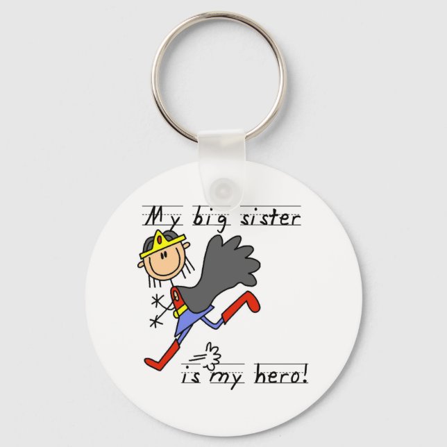 Big Sister My Hero T-shirts and Gifts Key Ring (Front)