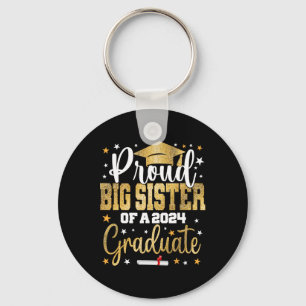 Big Sister Of A 2024 Graduate Cl Graduation Key Ring