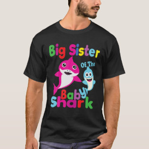Big Sister Of The Birthday Shark The Baby Christma T-Shirt