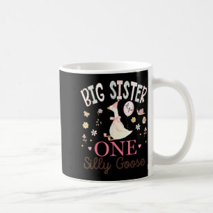 Big Sister of The One Silly Goose 1st Birthday Coffee Mug