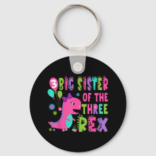 Big Sister Of The Three Rex Dinosaur T-rex 3rd Bir Key Ring