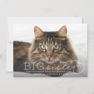 Big Sister Photo Pet Pregnancy Announcement