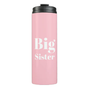Big Sister Pink white girl's Thermal Tumbler