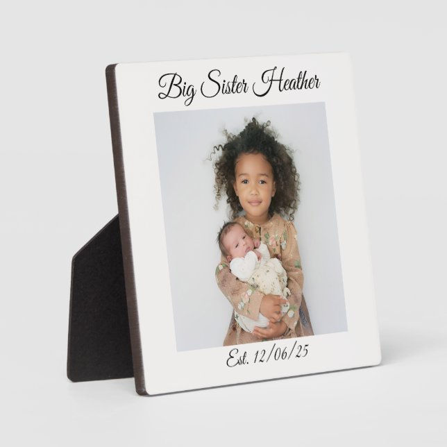 Big Sister  Plaque (Front)