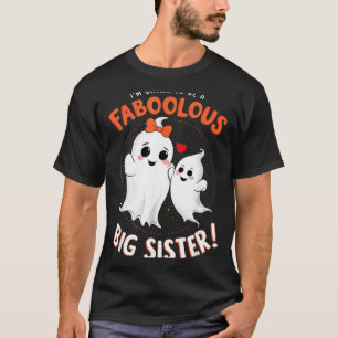 Big Sister Pregnancy Announcement Halloween Cute T-Shirt