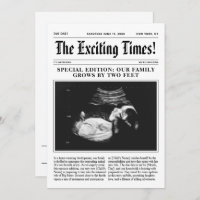 Big Sister Pregnancy Announcement Newspaper