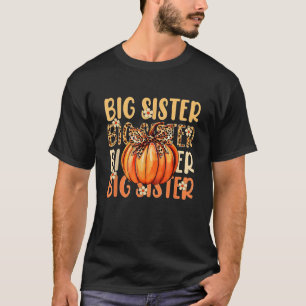 Big Sister Pumpkin Toddler Halloween Pregnancy Ann T-Shirt