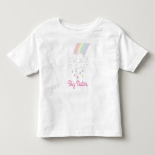 Big Sister Rainbow Toddler T-Shirt