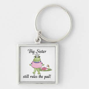 Big Sister Rules the Pad Gifts Key Ring
