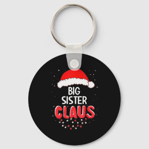 Big Sister Santa Claus Christmas Matching Costume  Key Ring