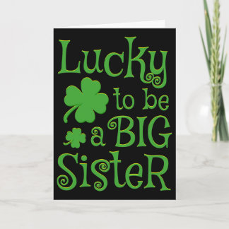 Big Sister St Patricks Day Pregnancy Announcement 