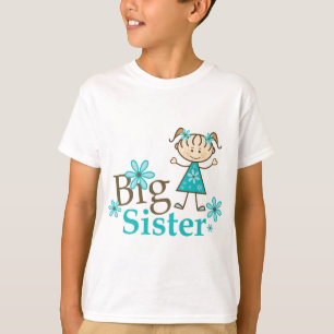 Big Sister Stick Figure T-Shirt