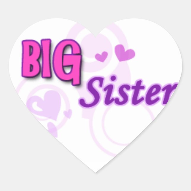 Big Sister Stickers (Front)