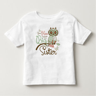 Big Sister To Be Owl Toddler T-Shirt