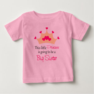 Big Sister To Be Princess Personalized T Shirt