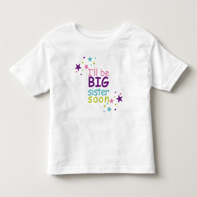 Big sister toddler T-Shirt (Front)