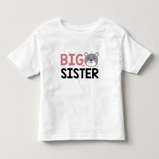 Big Sister Toddler T-Shirt (Front)