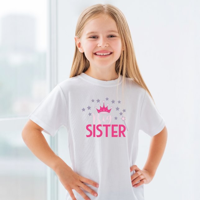 Big Sister Toddler T-Shirt (Big Sister Shirt)