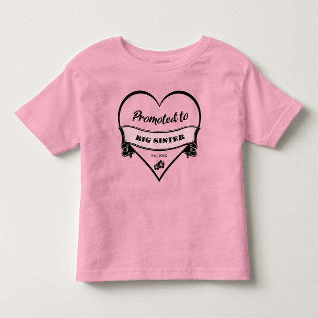 Big Sister Toddler T-Shirt (Front)