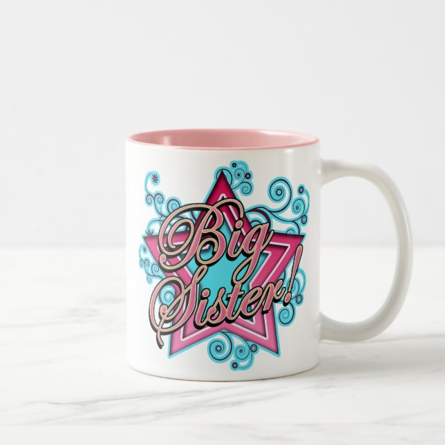 Big Sister Two-Tone Coffee Mug (Right)