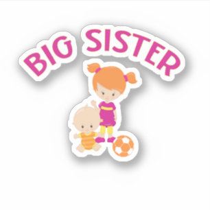 Big Sister with Baby Brother Custom-Cut