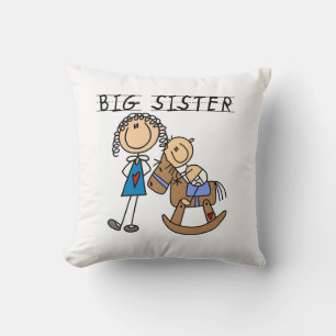 Big Sister With Baby Brother Gifts Cushion