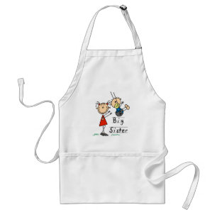 Big Sister with Little Brother Tshirts and Gifts Standard Apron