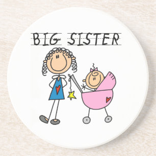 Big Sister With Little Sister Gifts Coaster