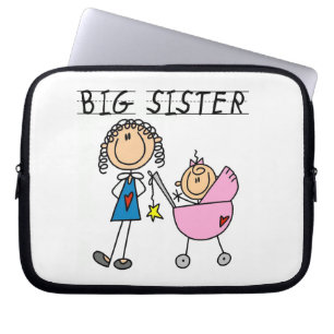 Big Sister With Little Sister Gifts Laptop Sleeve