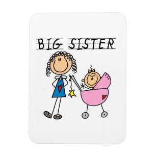 Big Sister With Little Sister Gifts Magnet