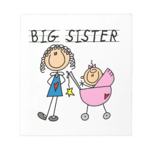 Big Sister With Little Sister Gifts Notepad