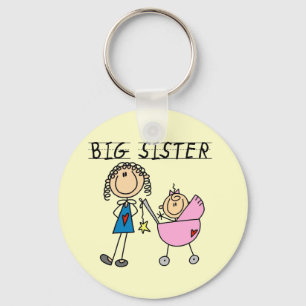 Big Sister With Little Sister T-shirts and Gifts Key Ring