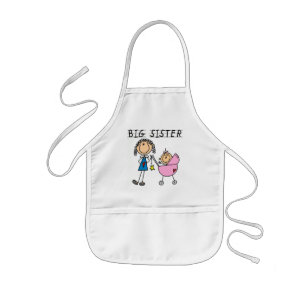 Big Sister With Little Sister T-shirts and Gifts Kids Apron