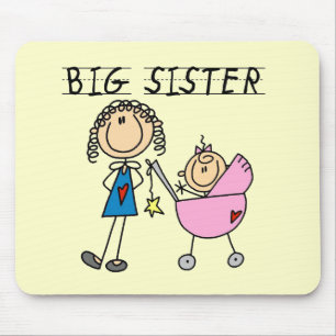 Big Sister With Little Sister T-shirts and Gifts Mouse Pad