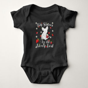 Big Sisters are the Berry Best - Mouse Strawberry Baby Bodysuit