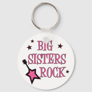 Big Sisters Rock Key Ring