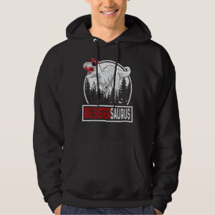 Big Sistersaurus Big Sister Saurus Rex Birthday Hoodie
