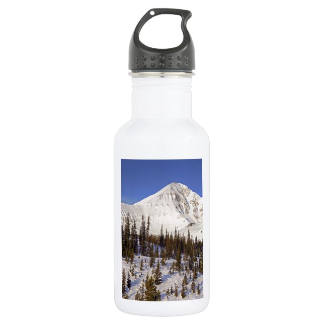 Big Sky Montana mountains 532 Ml Water Bottle (Front)