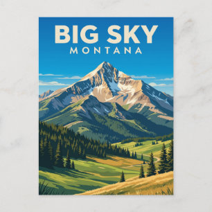 Big Sky Montana Postcard
