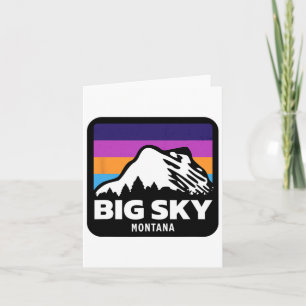Big Sky Montana Skiing Snowboarding Family Ski Card