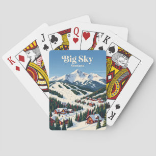 Big Sky Montana, USA Playing Cards