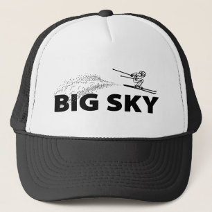 Big Sky Resort Montana Ski Jumper Trucker Hat