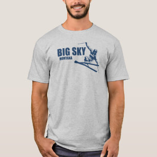 Big Sky Resort Montana Skier T-Shirt