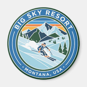 Big Sky Resort USA Magnet