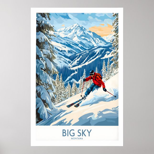 Big Sky Ski Poster 1 (Front)