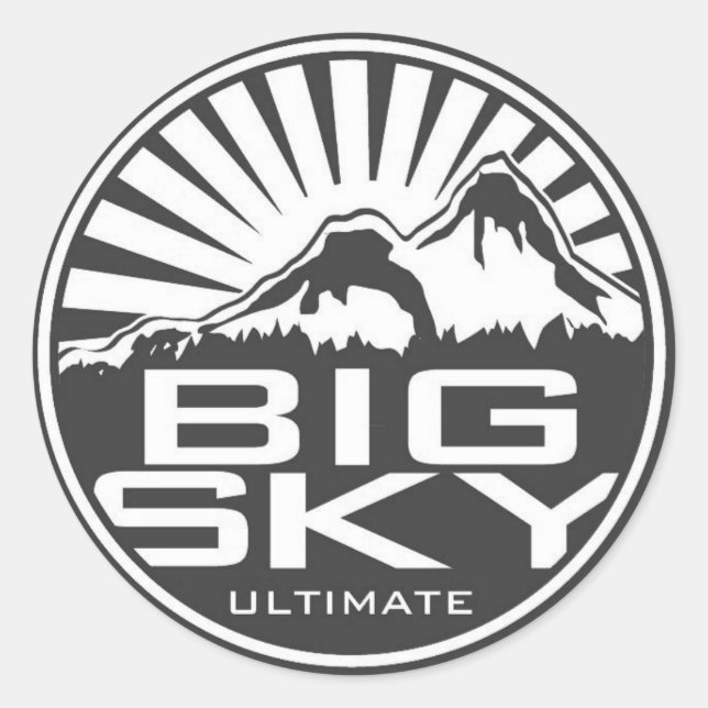 Big Sky Ultimate Sticker (Front)