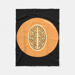 Big Sliced Melon Costume Cute Easy Fruit Halloween Fleece Blanket