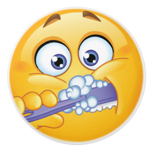 Big Smile Brushing Teeth Drawer Knob - SRF