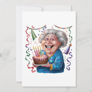 Big Smile Granny Birthday Card