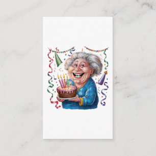 Big Smile Granny Birthday Enclosure Card